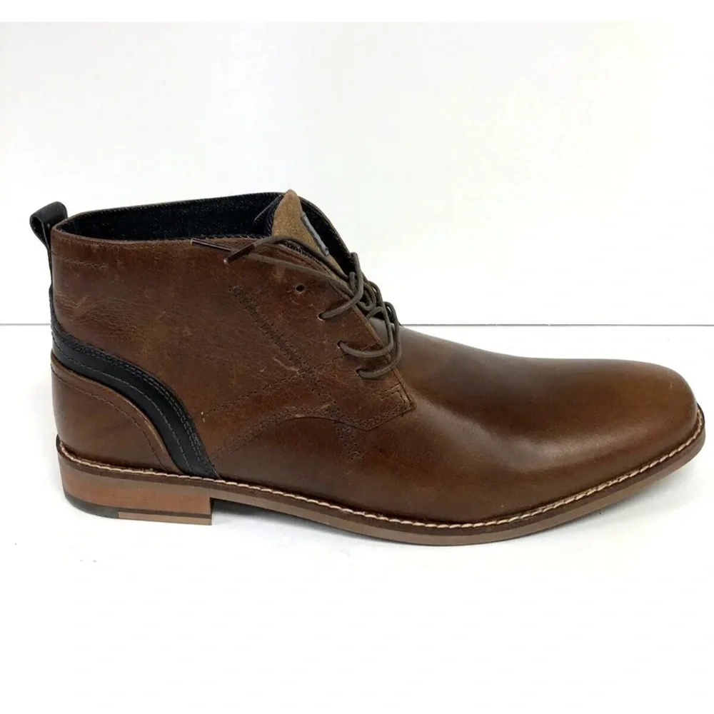 Steve Madden Men’s Kurtis Boot Brown, Size 12 M